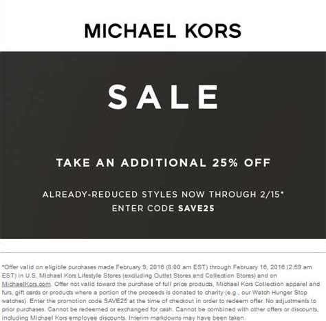 michael kors 20 percent off coupon|Michael Kors code promo.